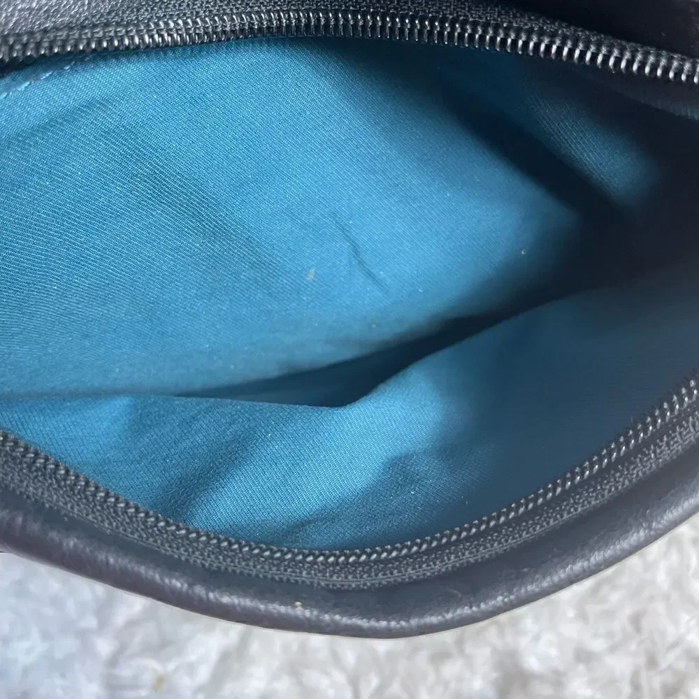 Mandarina Duck Soft Leather Black laptop,Computer office shoulder bag